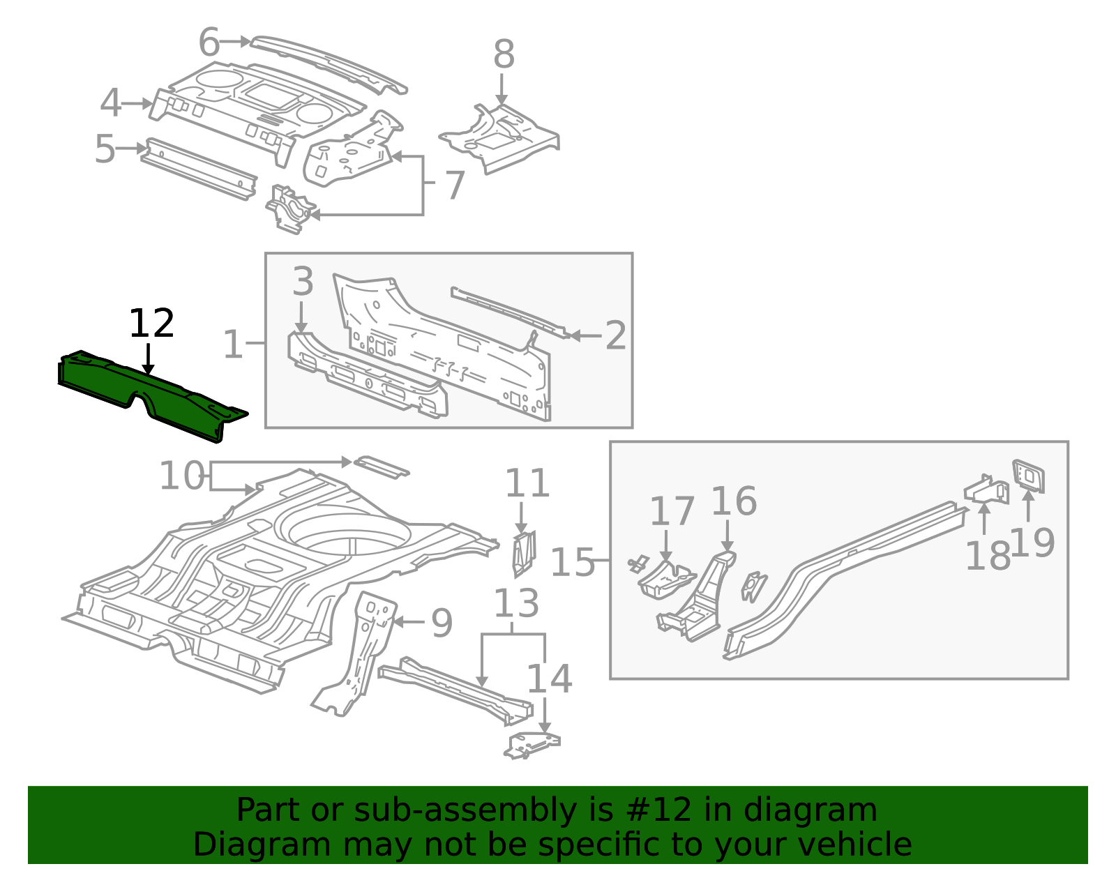 2006-2016 GM Upper Cross-Member 25934852 | Applegate Chevrolet Parts