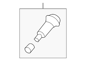 XR858423 - Suspension: Tire Valve Stem for Jaguar Image