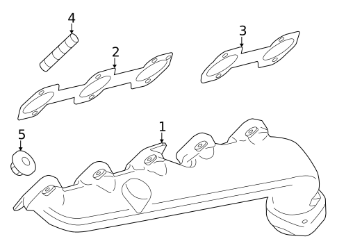 Exhaust Manifold for 2019 Ford E-350 Super Duty #0