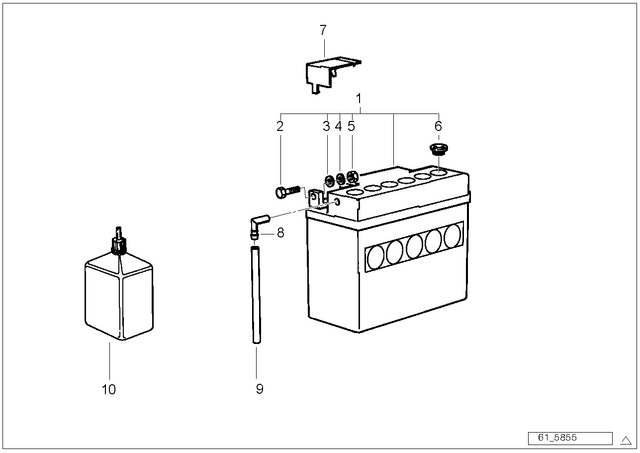 61211459106 - General Electrical System: Blind Plug -  for BMW-Motorrad Image