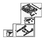 4N1881106 - Body: Seat Frame for Audi: A8 Quattro, S8 Image