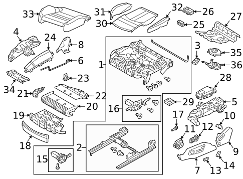 Power Seats for 2020 Audi A8 Quattro #1