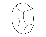 304032006004 - Body: Emblem Nut for Mercedes-Benz Image