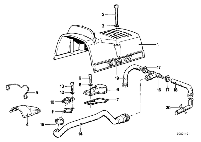11151265261 - : Cover for BMW-Motorrad Image