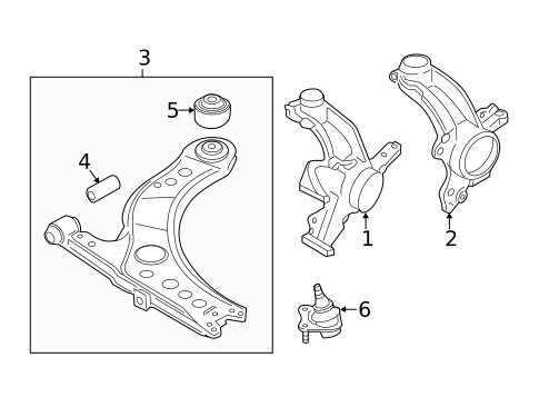 Suspension Components for 2012 Volkswagen Jetta #1