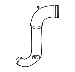 1J0129654T - Engine: Intake Hose for Volkswagen Image