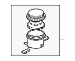 MR569687 - Body: Reservoir Assembly for MITSUBISHI Image