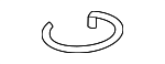 PB121097D - Cooling System: Housing Retainer Clip for Porsche Image