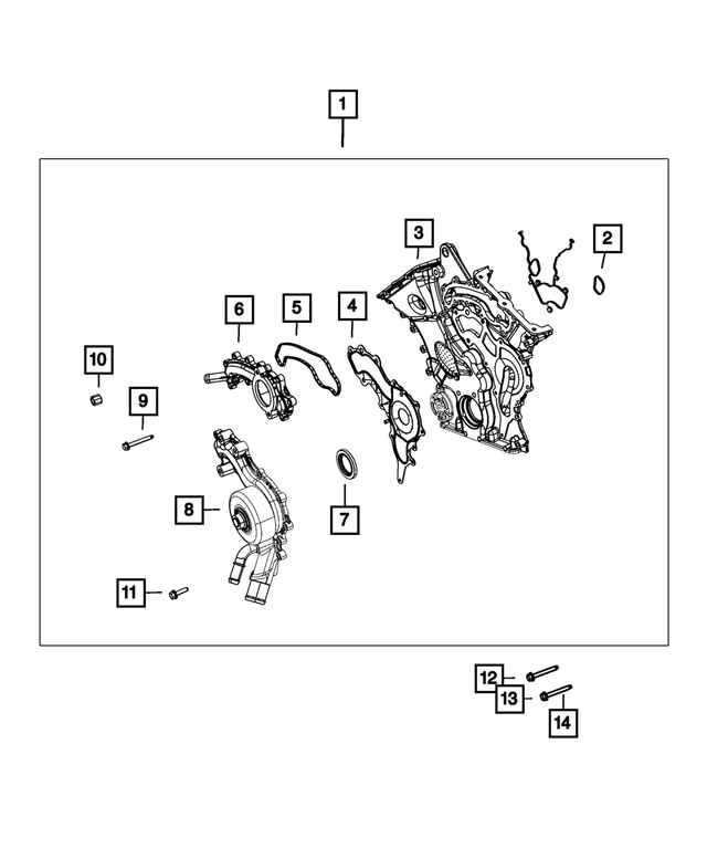 5184495AH - : Chain Case Cover for Mopar Image