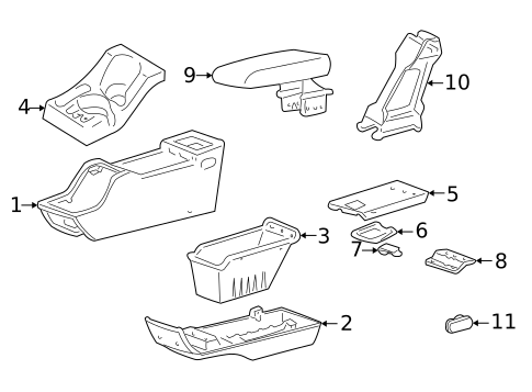 Full Console for 2003 Mazda B3000 #0