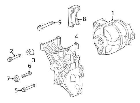 Alternator for 2025 GMC Sierra 3500 HD #2