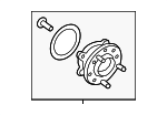 527303M101 - Brakes: Hub Assembly for Hyundai: Equus, Genesis Image