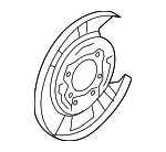 582523T500 - : Backing Plate for Hyundai Image