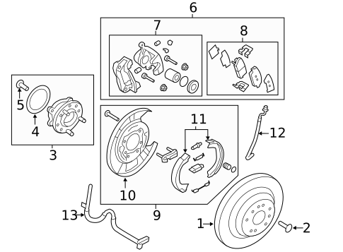 Anti-Lock Brakes for 2015 Hyundai Equus #1
