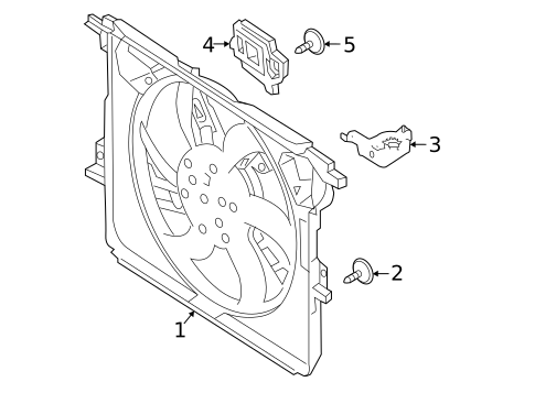 Cooling Fan for 2019 Smart EQ fortwo #0
