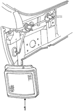 5971209 - Electrical: Lamp Assembly for Chevrolet: Chevette Image