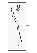72153TG7305 - Body: Lock Rod for Honda: Passport, Pilot, Ridgeline Image