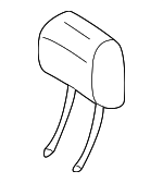 20397054787F44 - Body: Headrest for Mercedes-Benz Image