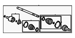 44305T90A01 - Suspension: Axle Assembly for Honda Image