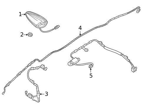 Antenna & Radio for 2020 Toyota Yaris #0