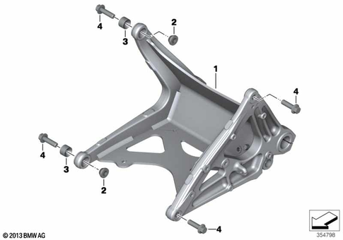 Motorcycle Frame for 2016 BMW-Motorrad C evolution #1