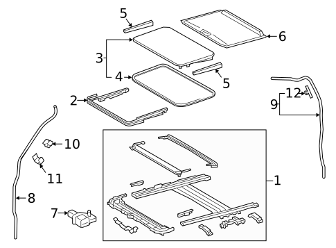 Sunroof for 2020 Toyota Tacoma #0