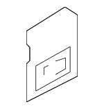 8750A573 - Body: Memory Card for Mitsubishi: Outlander, Outlander PHEV, Outlander Sport Image