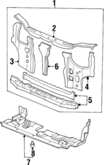 60434S30A00ZZ - : Center Support for Honda Image