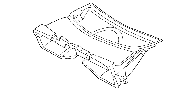 2014-2019 Chevrolet Corvette Radiator Air Upper Baffle Extension ...