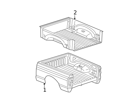 Box Assembly for 2006 Dodge Ram 1500 #1