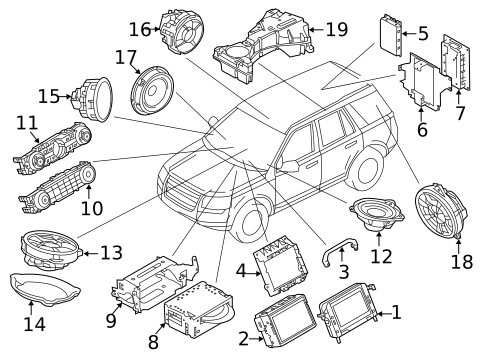 Sound System for 2013 Land Rover LR2 #0