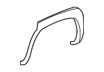 10374849 - : Black Passenger Side Rear Fender Flare for Chevrolet: Tahoe Image