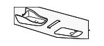 29668066049H15 - Body: Tray for Mercedes-Benz Image