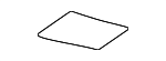 2976891300 - Body: Console Mat for Mercedes-Benz Image