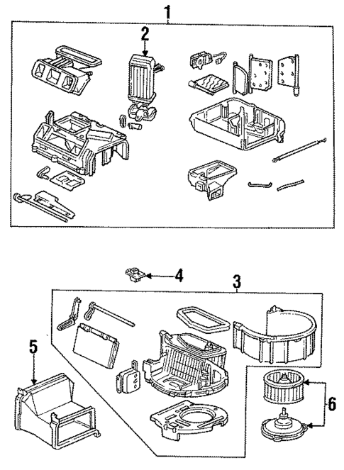 Heater for 1996 Honda Civic del Sol #0