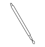 51247263153 - Body: Lift-gate Lift Support for BMW: 328d xDrive, 328i, 328i xDrive, 330i xDrive, ActiveHybrid 3 Image