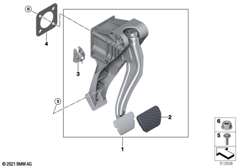 Pedals for 2021 BMW iX M60 #0