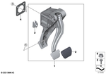 35211160421 - Pedals: Rubber Pad for BMW Image