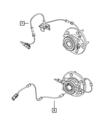 1BP02325AA - Electrical: Wheel Speed Sensor, Bproauto, Rear for Mopar Image