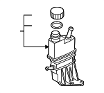 NE5132690B - Steering: Reservoir Assembly for Mazda: MX-5 Miata Image