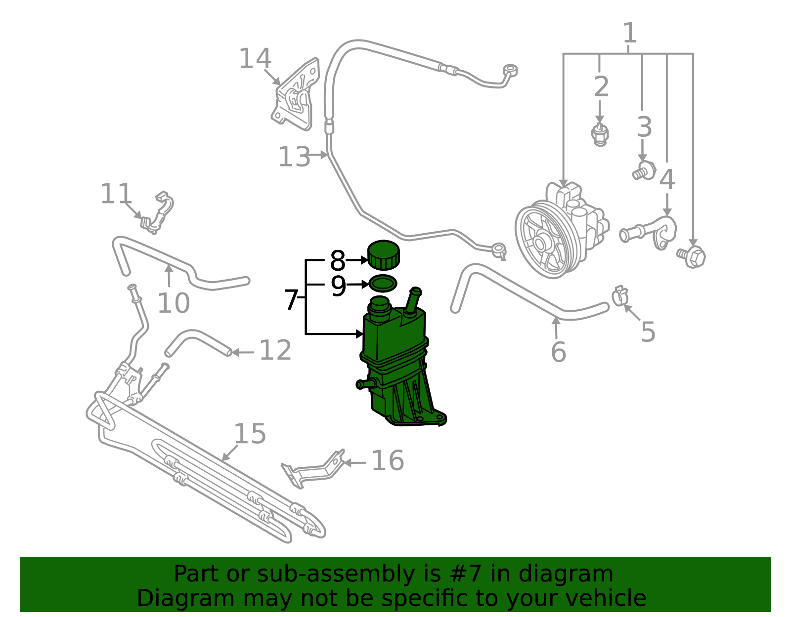 NE51-32-690B - Power Steering Reservoir - 2006-2015 Mazda MX-5
