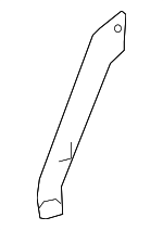 60616TZ5A00ZZ - Body: Front Outer Panel for Honda: Odyssey, Passport, Pilot, Ridgeline Image