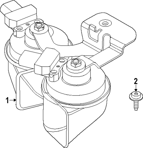 Horn for 2024 BMW 530i #0
