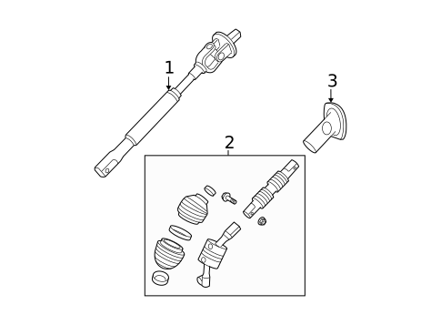 Lower Components for 2008 Cadillac Escalade EXT #0