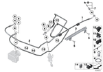 34329457875 - : Brake Pipe Control Circuit, Rear for BMW-Motorrad Image