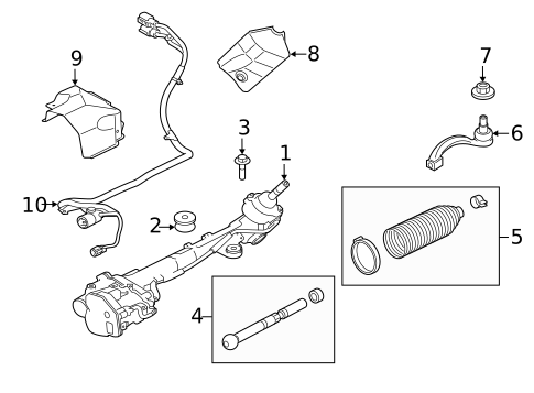 Steering Gear & Linkage for 2017 Jaguar XF #0