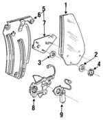 K87486X001 - : Glass for Nissan: 240SX Image