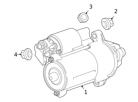 Starter for 2009 Jaguar Vanden Plas #0