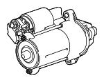 AJ83990 - : Starter for Jaguar: S-Type, Super V8, Vanden Plas, XF, XJ8, XJR, XK, XK8, XKR Image