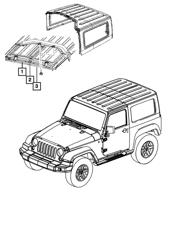 55395216AA - Labels: Dual Top Removal Label for Mopar Image image